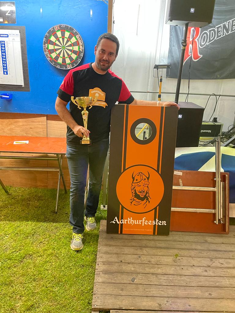 Belgische cornhole speler zoekt sponsoring voor wedstrijden in België alsook Europees niveau!