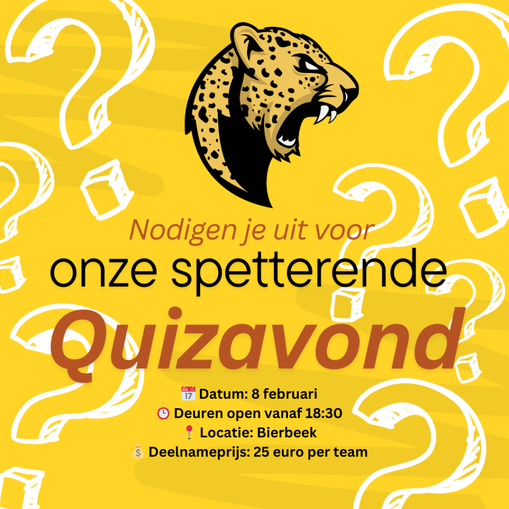 Sponsors gezocht voor QUIZ van Leopards Lacrosse!