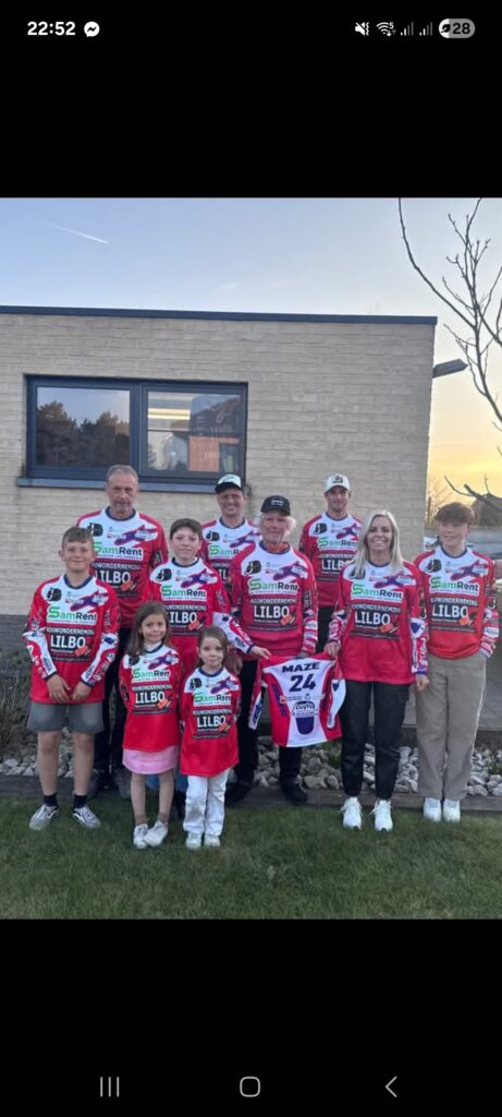 Sponsor voor gloedniew motorcross team
